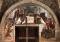The Mass at Bolsena, 1514, Stanza di Eliodoro