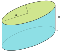 A solid elliptic cylinder