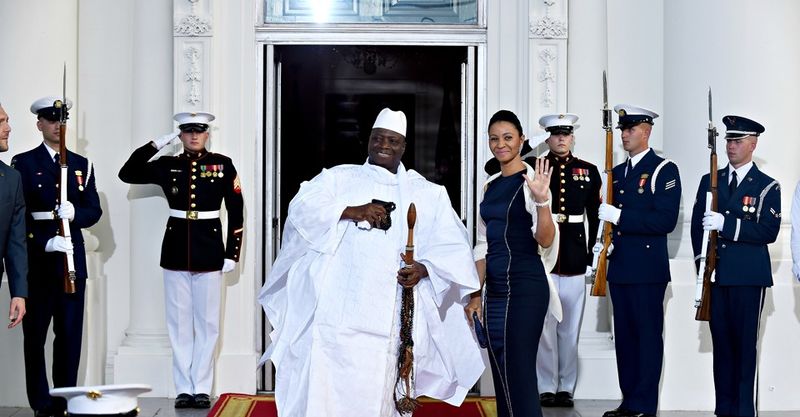 ملف:Yahya Jammeh White house.jpg