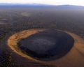Hole-in-the-Ground, a large maar in Oregon.