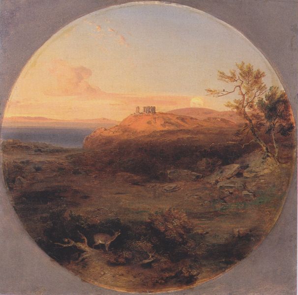 ملف:Rottmann - Landschaft auf der Insel Aegina - 1845.jpeg