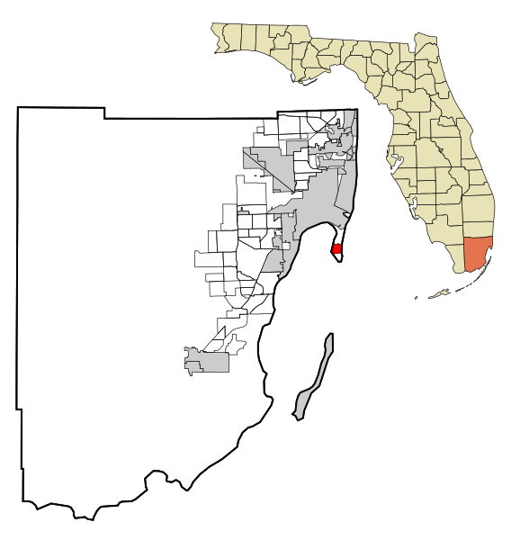 ملف:Miami-Dade County Florida Incorporated and Unincorporated areas Key Biscayne Highlighted.svg