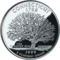Connecticut quarter dollar coin