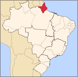 موقع ولاية أماپا في البرازيل