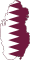 Flag-map of Qatar.svg