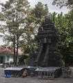 A shrine dedicated to Jesus in Ganjuran Church recreated Javanese Hindu-style temple