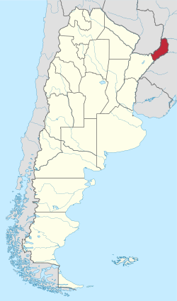 موقع ميسيونس في الأرجنتين