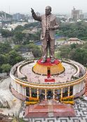 125 feet Ambedkar Statue in Hyderabad, Telangana (cropped).jpg