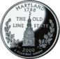 عملة ربع دولار Maryland