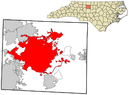 Location in Guilford County and North Carolina