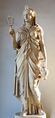 Isis holding sistrum and oinochoe (Roman marble, reign of Hadrian)
