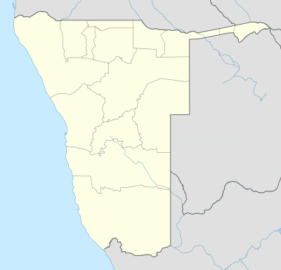 Location map Namibia