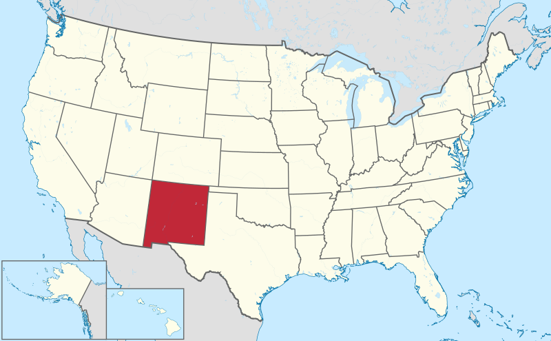 ملف:New Mexico in United States.svg