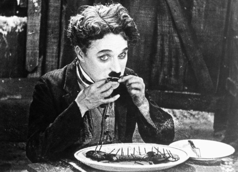 ملف:Chaplin the gold rush boot.jpg