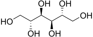 Mannitol structure.png