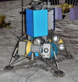نموذج مركبة إنزال على سطح القمر "لونا 25"